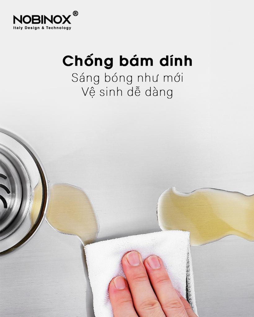 Chậu rửa bát 1 hố lunia NJ557