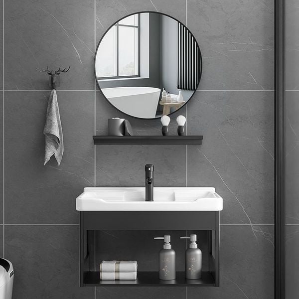 Tủ chậu chữ nhật HO-BR5036 500×360 mm – Treo tường, nhiều ngăn chứa, chống nước