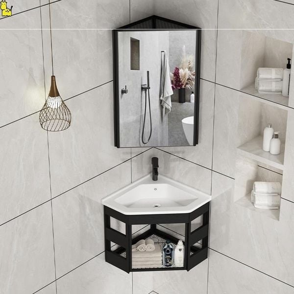 Tủ chậu góc HO-B3535 350×350 mm – Thiết kế tiết kiệm diện tích, nhiều ngăn chứa