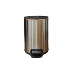 Thùng rác Inox tròn đạp chân 8L BR8L