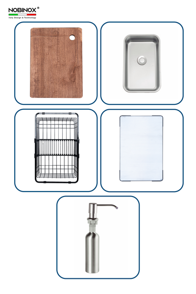 Chậu rửa bát 1 hố lira NJ560D