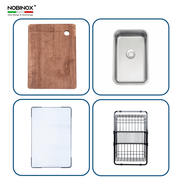 Chậu rửa bát 1 hố lira NJ562D