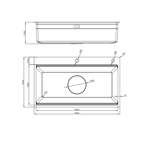 Chậu rửa bát 1 hố lira NJ560D