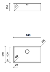 Chậu rửa bát durix NT622N