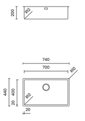 Chậu rửa bát durix NT622N