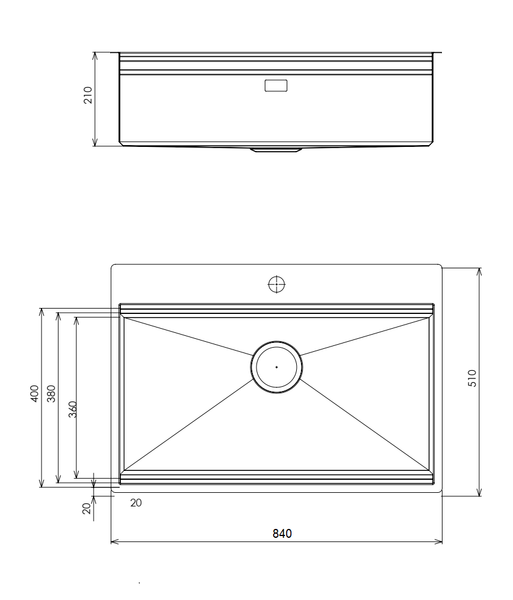 Chậu rửa bát 1 hố STEP NT651T