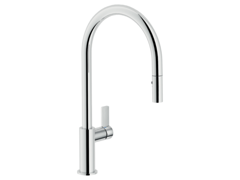 Vòi rửa bát rút dây flag NB205