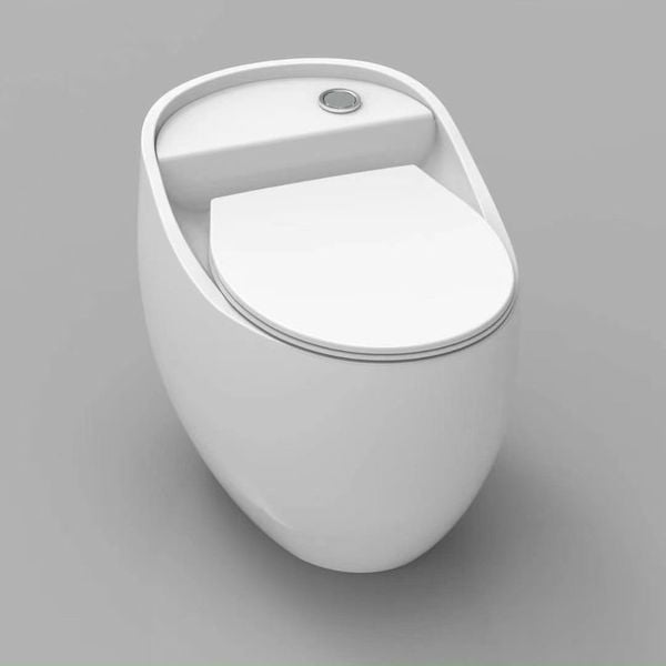 Bồn cầu liền khối cao cấp LK777 sứ trắng – Xả xoáy mạnh, tiết kiệm nước