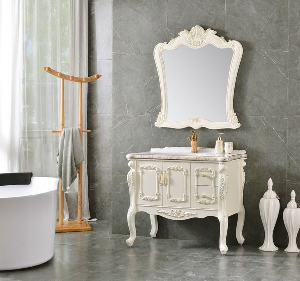 Tủ chậu lavabo rửa mặt tân cổ điển AM 1699