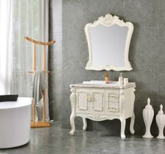 Tủ chậu lavabo rửa mặt tân cổ điển AM 1699