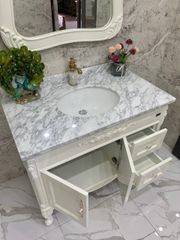 Tủ chậu lavabo rửa mặt tân cổ điên AM 2374