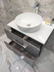 Tủ chậu lavabo rửa mặt inox 304 Bruneu CF 0121B