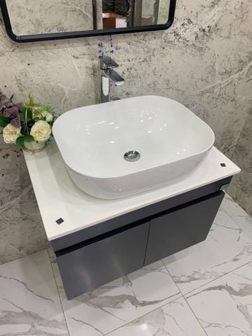 Tủ chậu lavabo rửa mặt Inox 304 7008 700x510