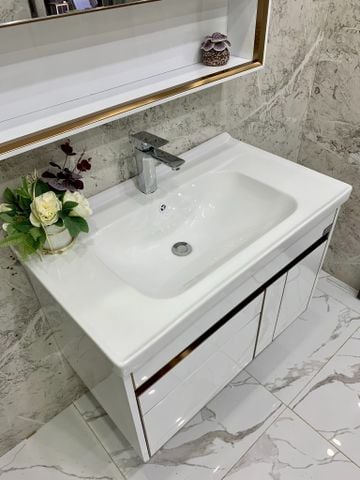 Tủ chậu lavabo rửa mặt Inox 304 8739 800x480