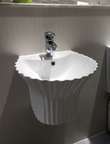 Chậu lavabo rửa mặt lavabo liền khối KO 5900