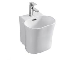 Chậu lavabo rửa mặt liền chân KO 5700