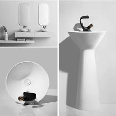 Trụ lavabo rửa mặt hình nón BR55