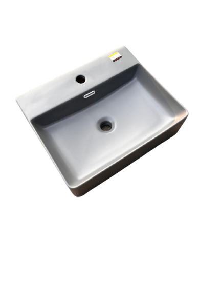 Chậu lavabo rửa mặt màu ghi xám KB 8714