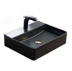 Chậu lavabo rửa mặt đen K106