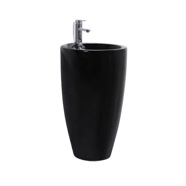 Trụ lavabo rửa mặt đen tròn KB2805 black