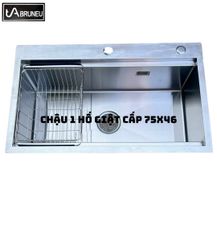 Chậu rửa bát 1 hố giật cấp 75x46 KB7546