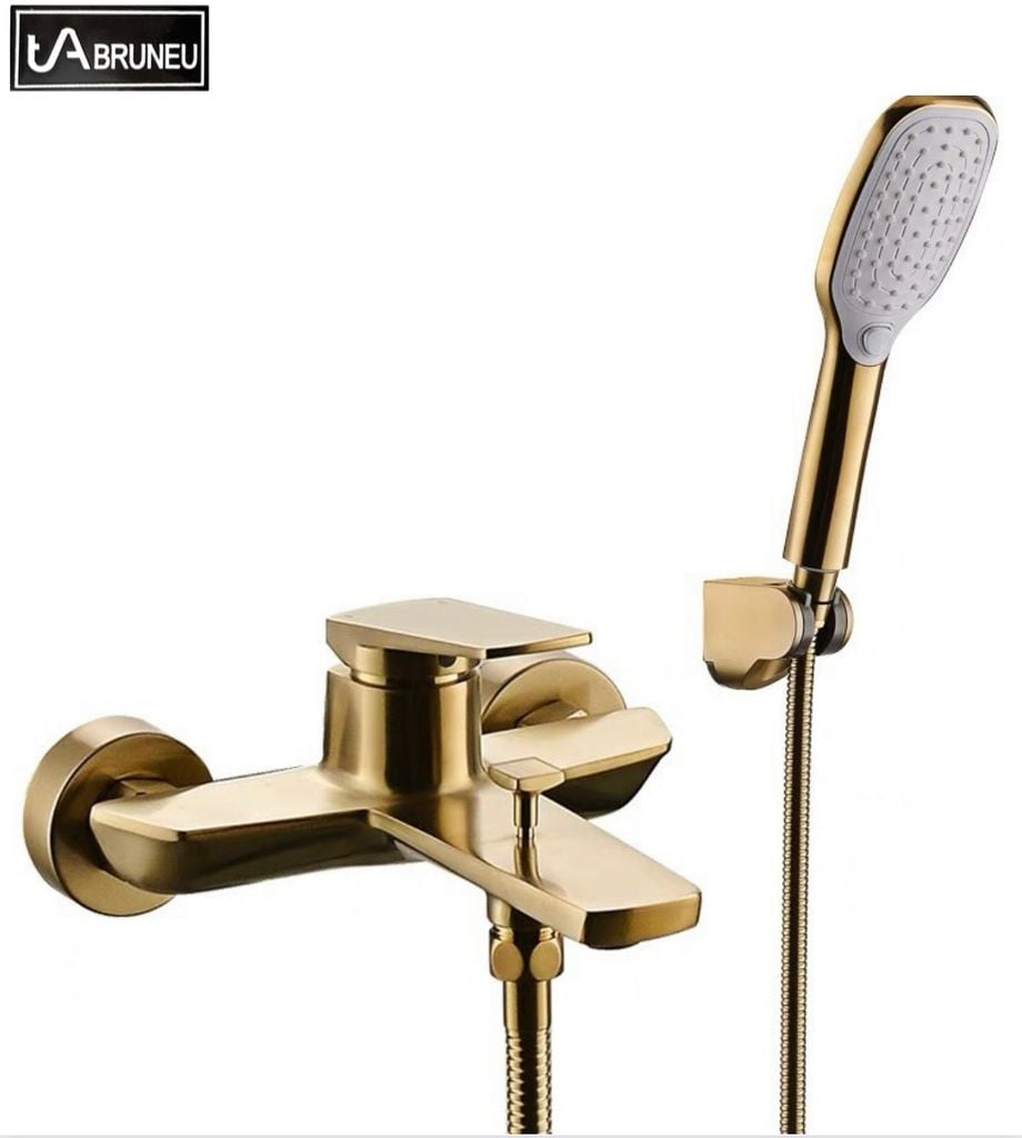 Sen tắm nóng lạnh mạ PVD màu vàng Gold T04