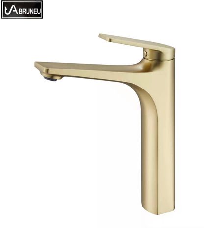 Vòi rửa mặt lavabo 33cm mạ PVD vàng gold T06