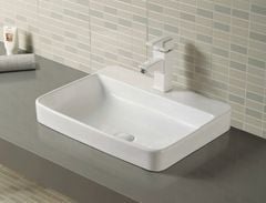 Chậu lavabo rửa mặt bán dương Bello BB 800400