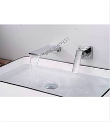 Vòi rửa mặt lavabo âm tường mạ crom VA 003