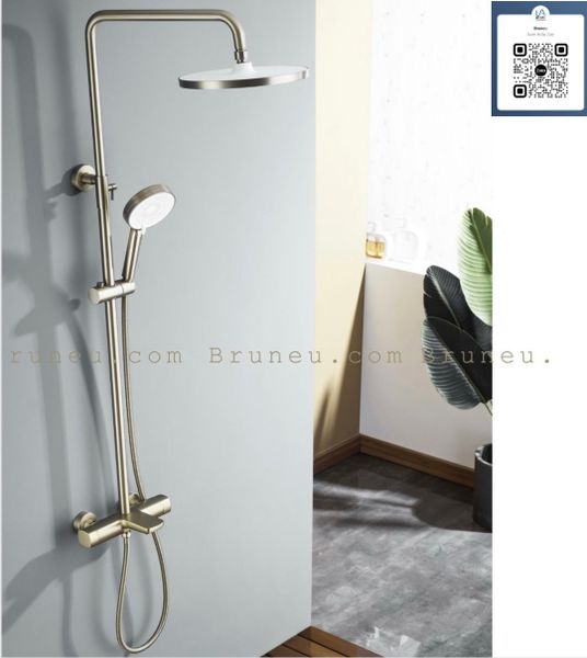 Sen cây tắm đứng mạ PVD màu vàng K-06788G – Cao cấp, chống oxy hóa