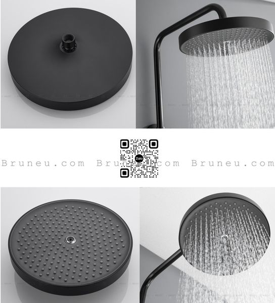 Sen cây tắm đứng mạ PVD màu đen K-06788BL – Cao cấp, chống oxy hóa