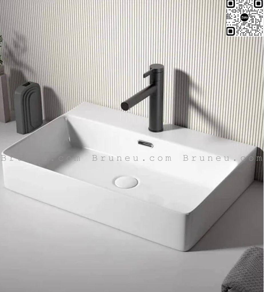 Chậu lavabo rửa mặt đa năng KB1121 kích thước 605x430