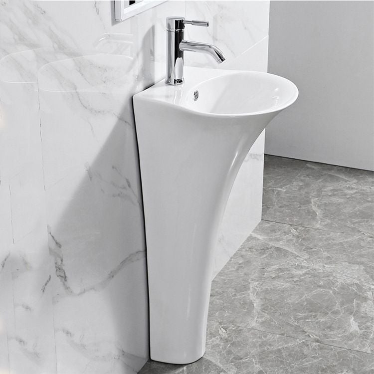 Trụ lavabo oval liền BR 389