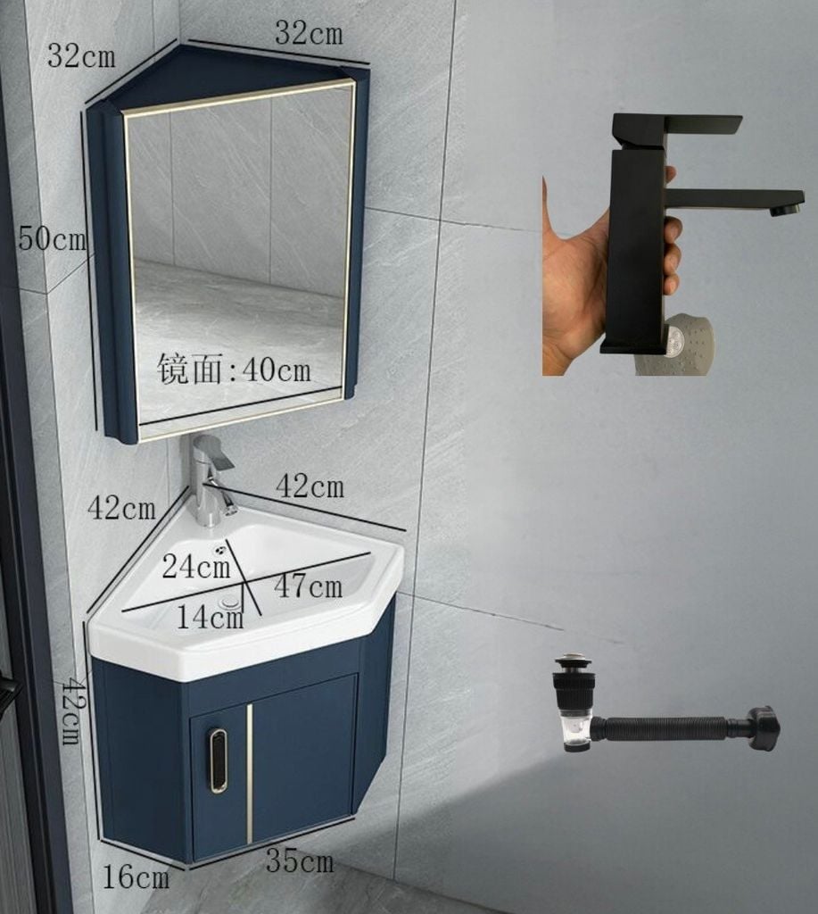 Tủ chậu lavabo góc BR4242