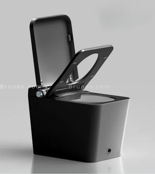 Bồn cầu thông minh hình vuông màu đen Q16