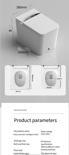 Bồn cầu thông minh hình vuông Q15