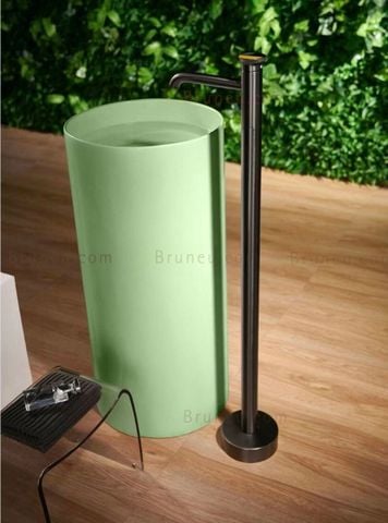 Vòi lavabo đặt sàn màu ghi cao cấp DL 245