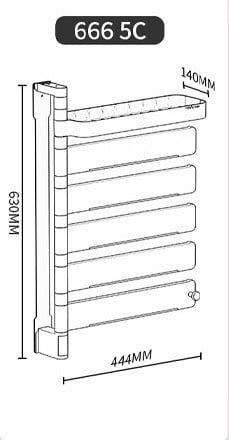 Giàn sấy khăn khô thông minh có trục xoay cao cấp BR 888-6