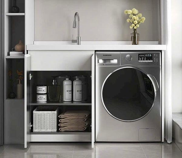 Tủ giặt sấy Inox 1m BRG-1000