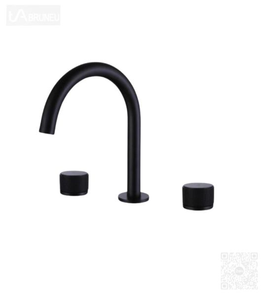 Vòi lavabo âm bàn đen H-VC200B1