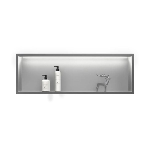 Hộc inox âm tường chống vân tay BR488