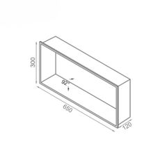 Hộc Inox âm tường chống vân tay màu đen EC9002PB