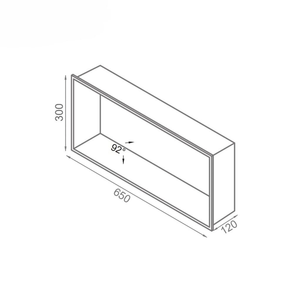 Hộc Inox âm tường màu trắng EC9002MW