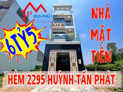 Bán Nhà Hẻm 2295 Huỳnh Tấn Phát Thị Trấn Nhà Bè