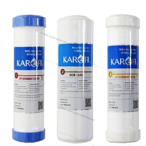 Bộ lõi lọc Karofi 1,2,3