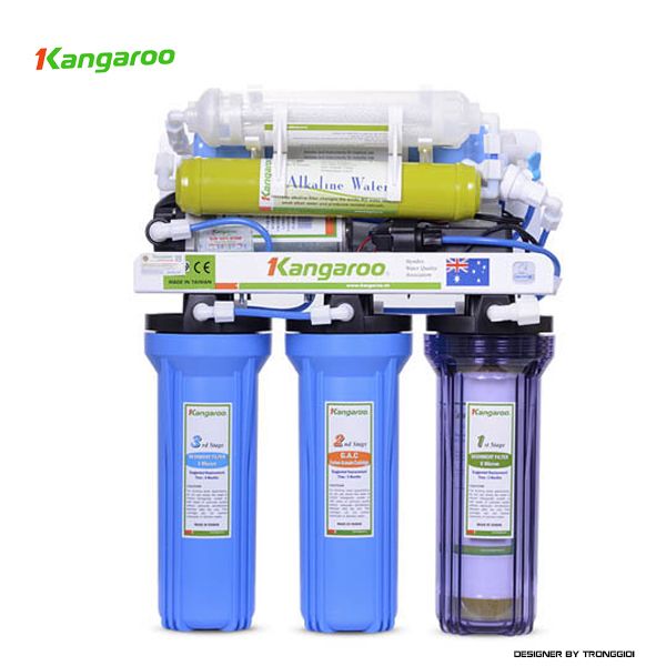 Máy lọc nước Kangaroo 7 lõi không vỏ tủ KG104AKV
