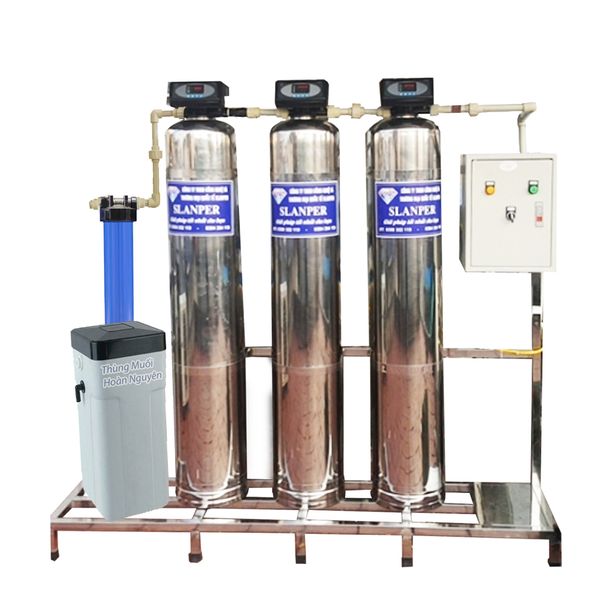 Cột lọc đa tầng inox SLP.HH301MAX lọc nước hôi tanh, chất độc trong nước.