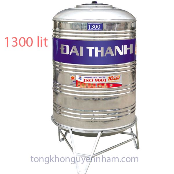 Bồn nước, téc nước inox Tân Á Đại Thành 1300 lít
