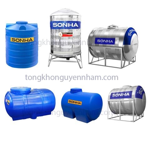Bồn nước, téc nước Sơn Hà 6000 lít