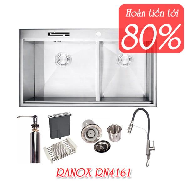 Chậu rửa bát Topmount Sink RN4161 dày 6mm